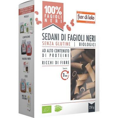 Sedani fagioli neri senza glutine 250 g