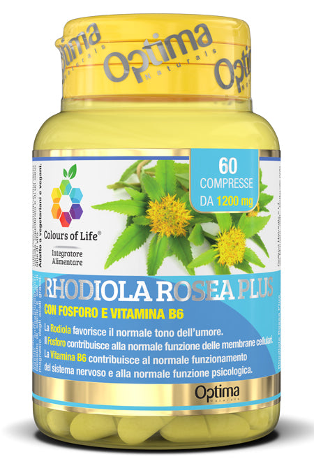 Colours of life rhodiola rosea plus 60 compresse 1200 mg