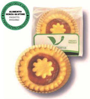 Crostata albicocca senza glutine 60 g