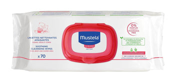 Mustela salviette detergente lenitivo 70 pezzi