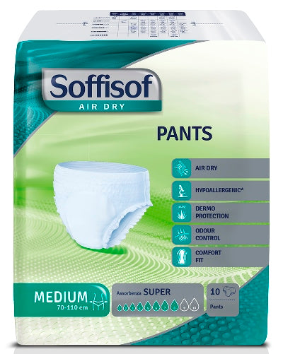 Pannolone soffisof air dry pants super medium 10 pezzi