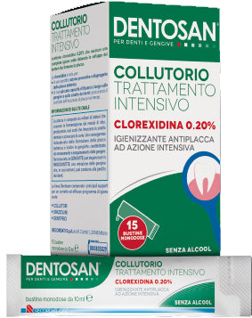 Dentosan collutorio monodose intensivo 0,20% 15 bustine da 10 ml