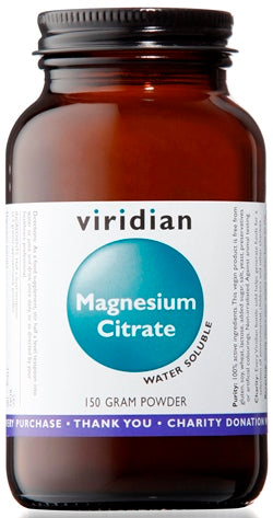 Viridian magnesium citrate polvere 150g viridian magnesio citrato