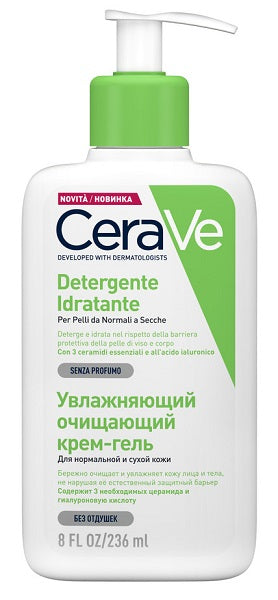 CERAVE - Detergente idratante pelle da normale a secca, 236 ml