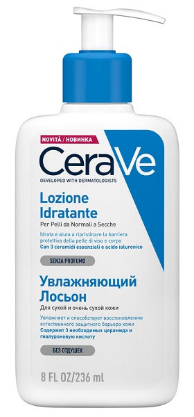 CERAVE - Lozione idratante pelli da normali a secche, 236 ml