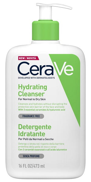 CERAVE - Detergente idratante pelle da normale a secca, 473 ml