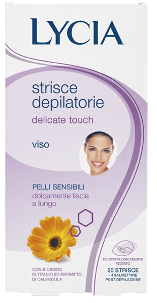 Lycia 20 strisce viso delicate 12 pezzi