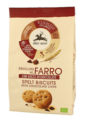 Frollino di farro con gocce di cioccolato bio 250 g