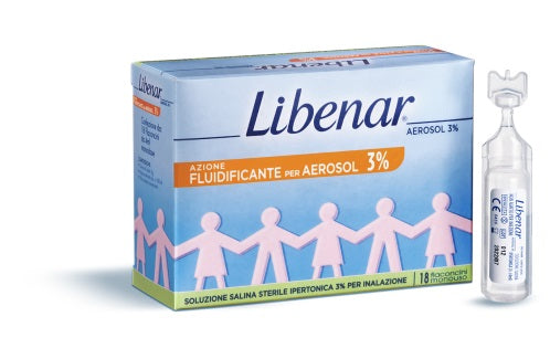 Libenar Soluzione ipertonica 3% 18 pezzi