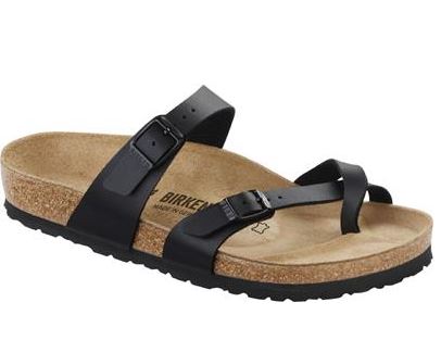 Sandalia Birkenstock Mayari birko flor negro 35 (calce normal)