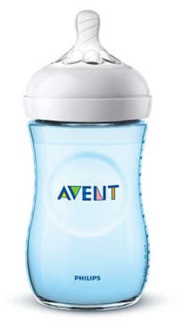 Avent biberon natural pp 260ml azzurro single pack