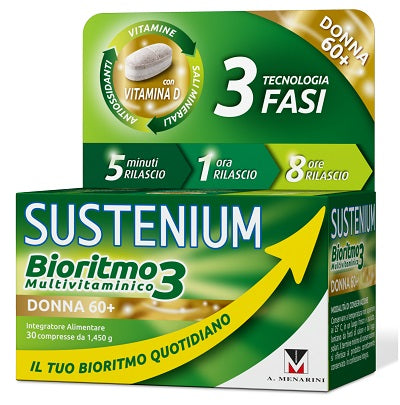 Sustenium bioritmo3 donna 60+ 30 compresse