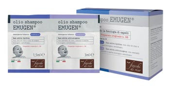 Fiocchi di riso emugen olio shampoo ultradelicato 10 bustine da 1,5 ml + 10 bustine da 3 ml