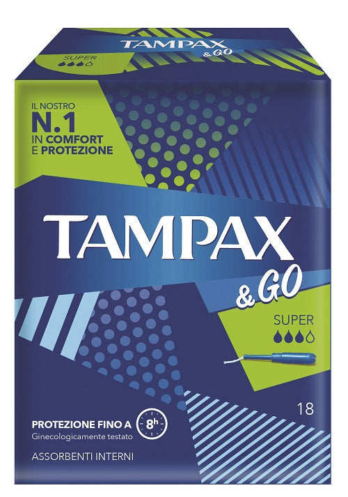 Tampax&go super 18 pezzi