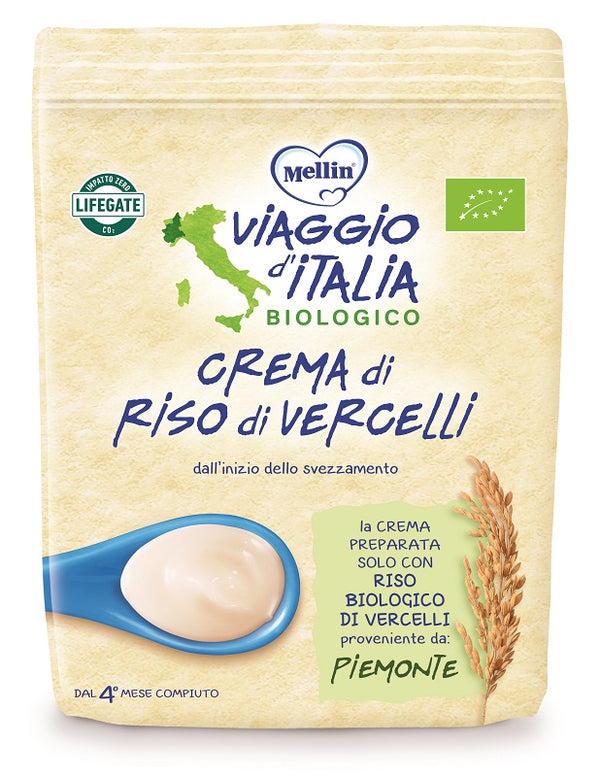 Mellin viaggio italia crema riso vercelli 200 g