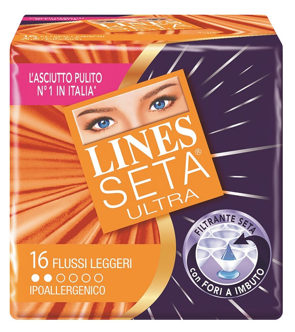 LINES - seta ultra assorbente leggero 16 pezzi