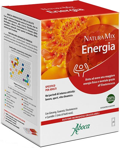 Aboca Natura mix advanced energia 20 bustine