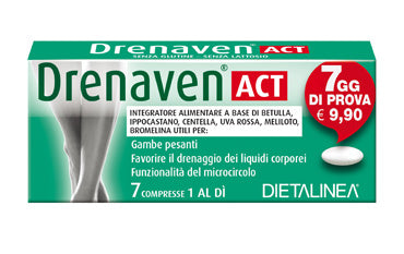 Drenaven act 7 days 7 compresse dietalinea