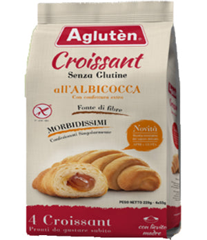 Agluten croissant albicocca 4 x 55 g