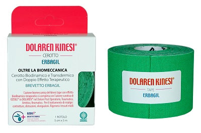 Dolaren kinesi emulgel cerotto terapeutico verde cm 5x5 m in rotolo