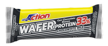 Proaction protein wafer chocolate white milk 40 g