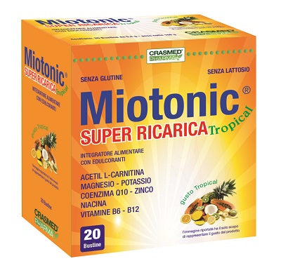 Miotonic super ricarica tropical 20 bustine