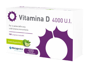 Vitamina d 4000ui 168 compresse masticabili