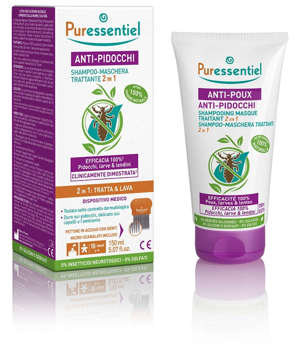 Puressentiel shampoo trattante anti-pidocchi 150 ml