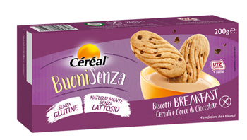 Cereal buoni senza biscotti breakfast cereali e gocce di cioccolato 200 g