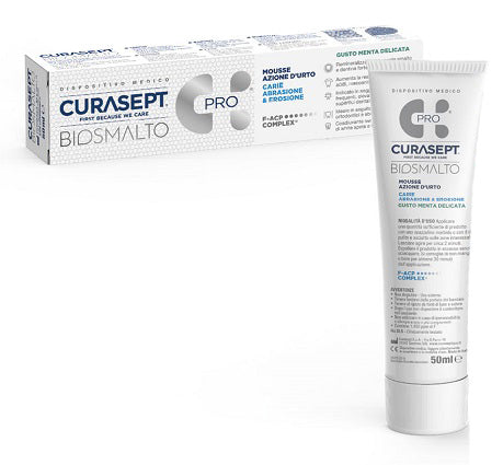 CURASEPT - Biosmalto - mousse carie menta 50 ml