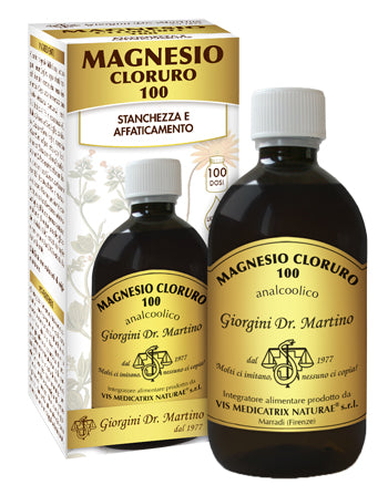 Magnesio cloruro 100 500 ml liquido analcolico