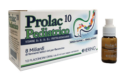 Prolac10 pediatrico fermenti lattici 10 flaconcini 8 ml