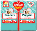 Pampers baby dry pannolino a mutandina duo downcount maxi 32 pezzi