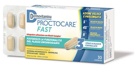 Dermovitamina proctocare fast 30 compresse