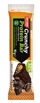 Crunchy proteinbar dark rock chocolate barretta 40 g