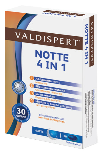 Valdispert sonno 4 in 1 30 capsule molli