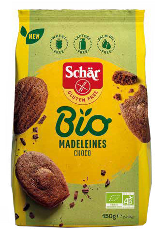 Schar bio madeleines choco 5 monoporzioni da 30 g