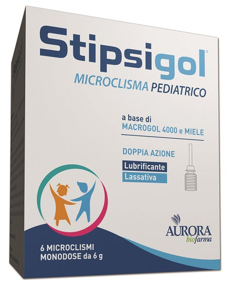 Stipsigol microclisma pediatrico 6 x 6 g