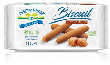 Happy farm biscuit caramello 120 g