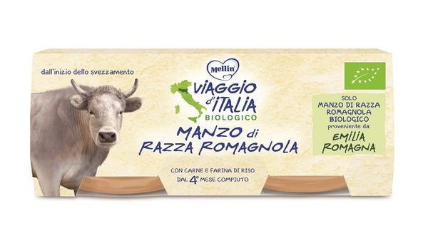 Viaggio italia omogeneizzato manzo 2 x 80 g