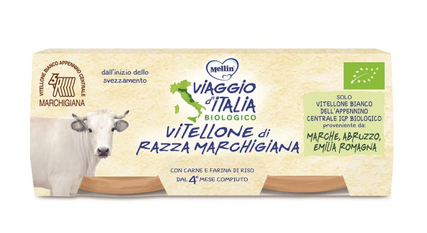 Viaggio italia omogeneizzato vitellone 2 x 80 g