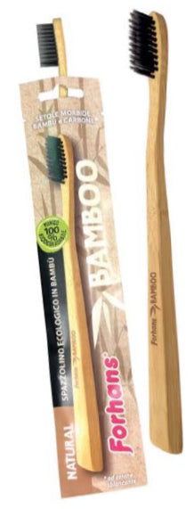 Spazzolino ecologico forhans bamboo natural