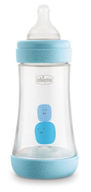 Chicco biberon perfect 5 boy 240 ml in silicone 2 fori
