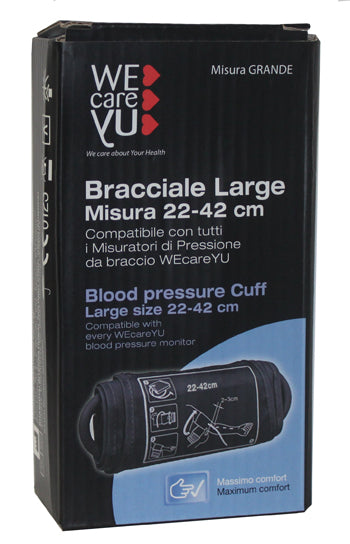 Wecareyu bracc large misuratore pressione