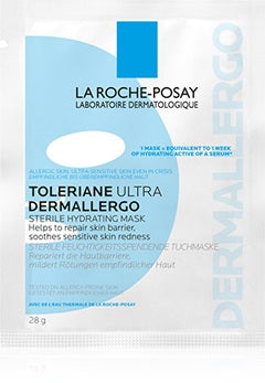 Toleriane ultra dermallegro maschera idratante sterile in tessuto