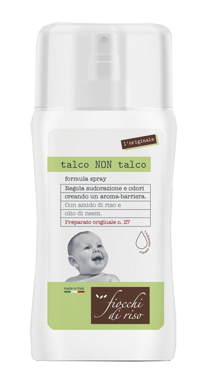 Fiocchi di riso talco non talco spray 100 ml