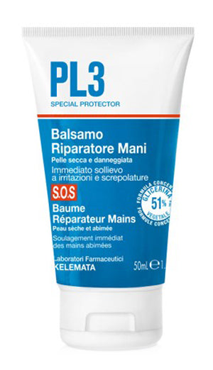 Pl3 balsamo riparatore mani sos 50 ml