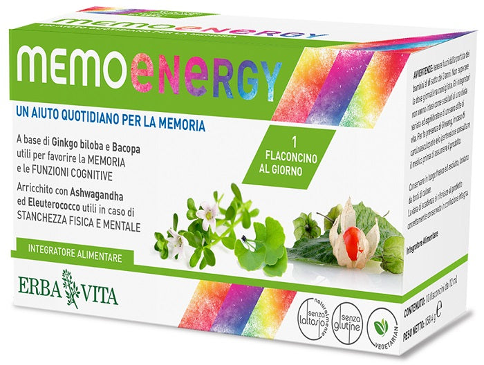 Memo energy 10 flaconcini x 12 ml