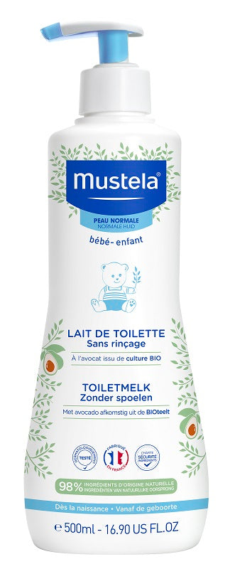 Mustela pelle normale latte di toilette 500 ml