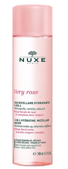 Nuxe very rose acqua micellare idratante 3 in 1 200 ml